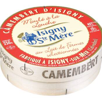 CAMEMBERT ETIQ. ROUGE ISIGNY 250G X 6