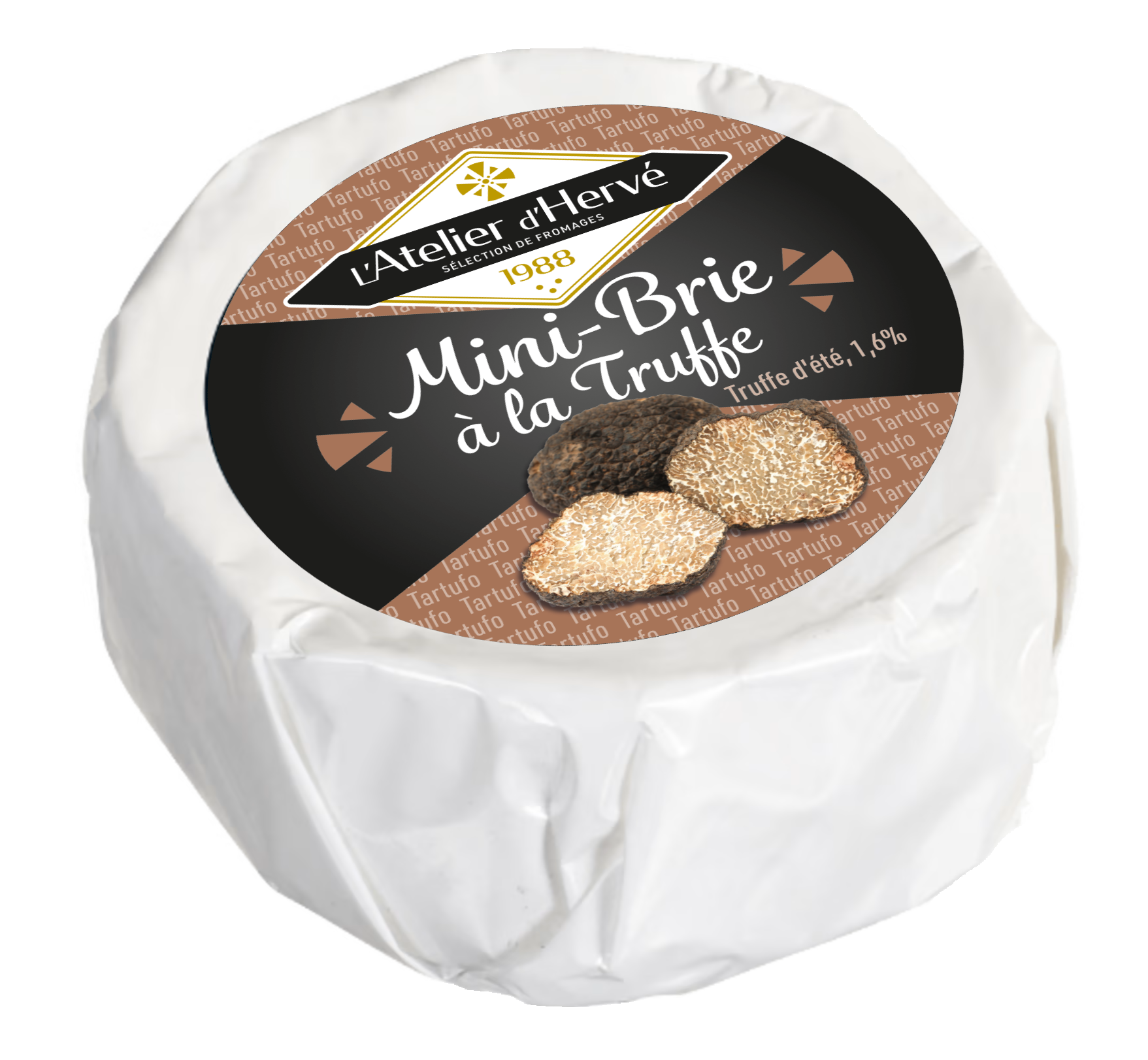MINI-BRIE TRUFFE ATELIER D'HERVE 135GX6