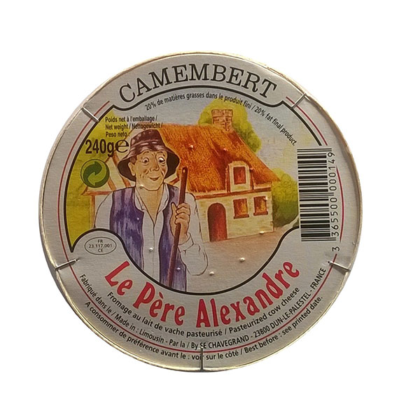 CAMEMBERT LE PERE ALEXANDRE 240G X 12