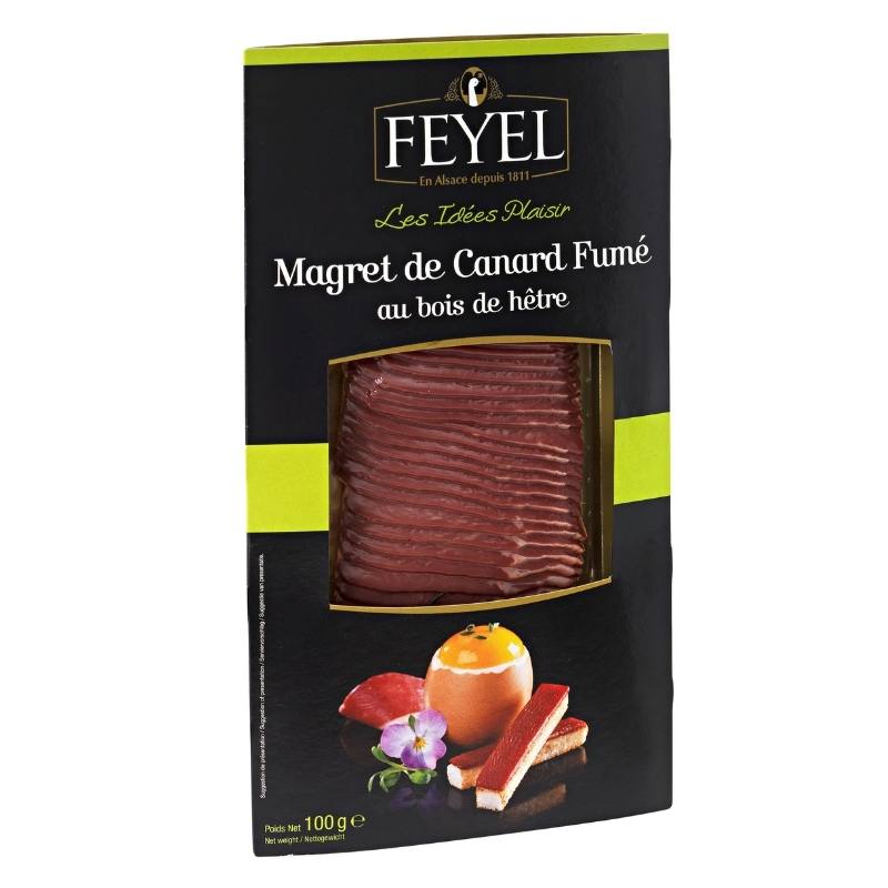 MAGRET DE CANARD FUME PRETRANCHE 100GX15